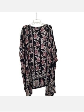 Angie Long Length Oversized Kimono Lightweight Cardigan S Boho Bohemian